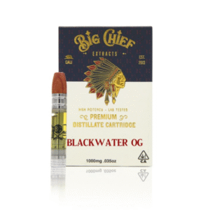 Big Chief THC Cartridge 1G – Blackwater OG