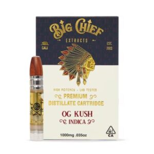 Big Chief THC Cartridge 1G – OG Kush
