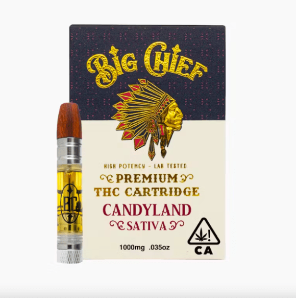 Candyland Big Chief THC Cartridges | 1G (Sativa)