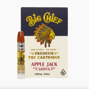 Apple Jack Big Chief THC Cartridges: 1G (Sativa)
