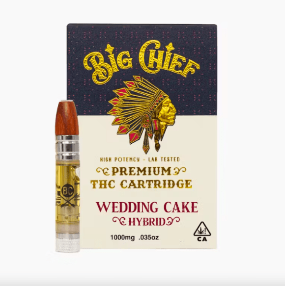 Wedding Cake Big Chief THC Cartridges | 1G (Hybrid)