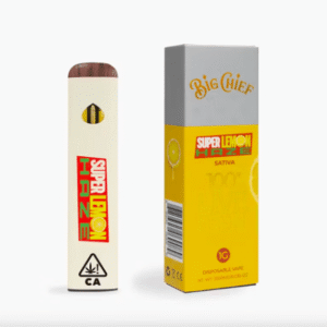 Super Lemon Haze Big Chief Disposable Weed Pens: 1G (Sativa)