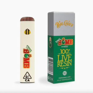 THC Bomb Big Chief Disposable Weed Pens: 1G (Hybrid)