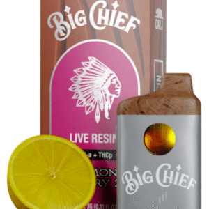 Lemon Berry Big Chief Live Resin THC-a Disposable Vape | 3G Hybrid