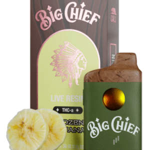 Frozen Banana Big Chief Live Resin THC-a Disposable Vape | 3G (Hybrid)