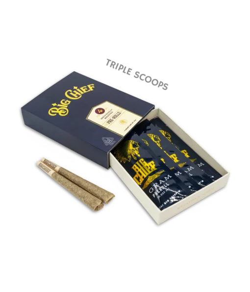 TRIPLE SCOOPS PRE-ROLLS 4 PACK