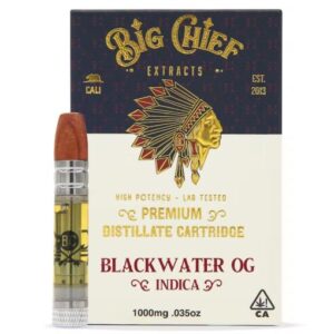 Big Chief THC Cartridge 1G – Blackwater OG