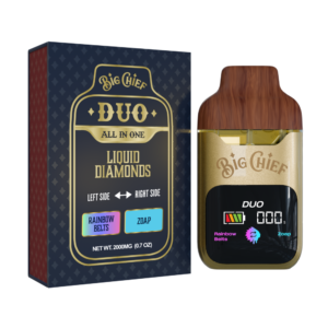Rainbow Belts | Zoap DISPOSABLE RECHARGEABLE VAPE CARTS – DUO -LIQUID DIAMONDS