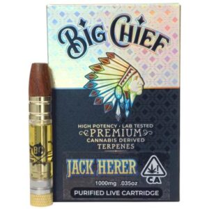 Big Chief CDT Cartridges 1G – Jack Herer