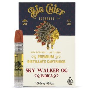 Big Chief THC Cartridge 1G – Skywalker OG